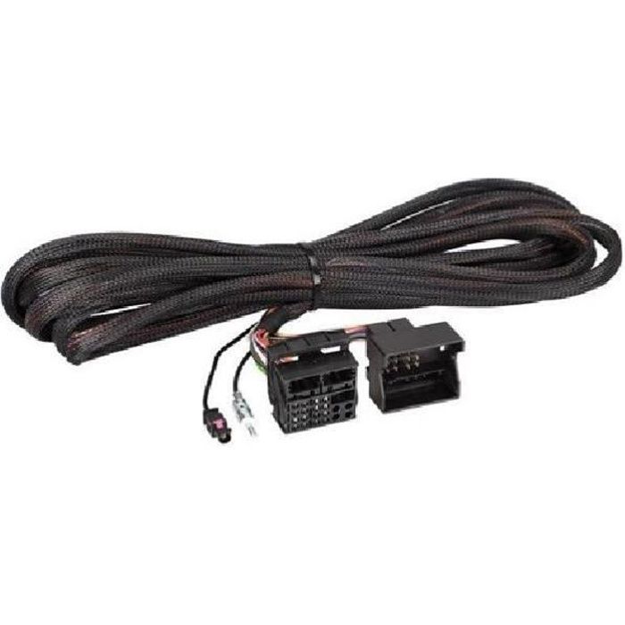 FAISCEAU AUTORADIO + ANTENNE BMW E46 CONNECTEUR FAKRA AVEC NAVIGATON