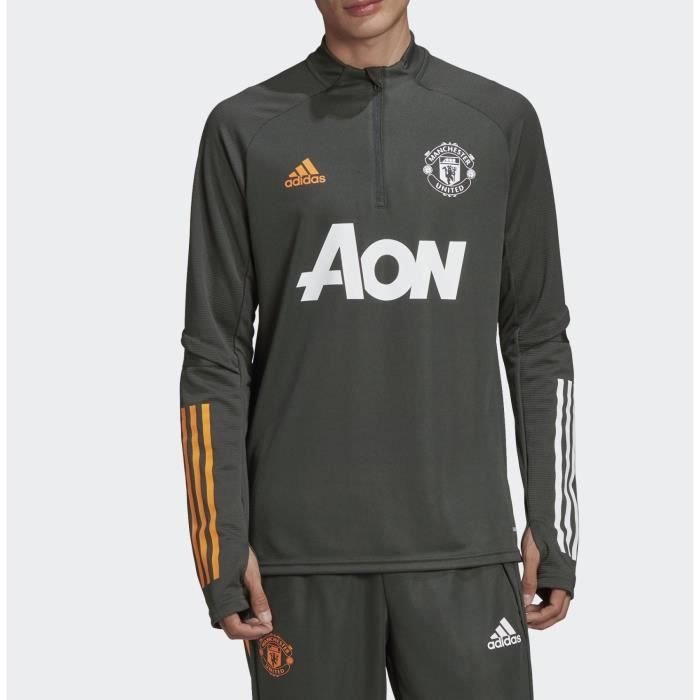Veste Survêtement Manchester United 2020/2021 kaki. FR3664.