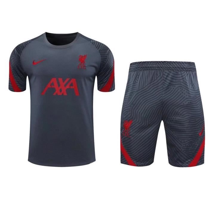 Maillot Liverpool Football Training Hauts + Short Adulte Kit 20/21.
