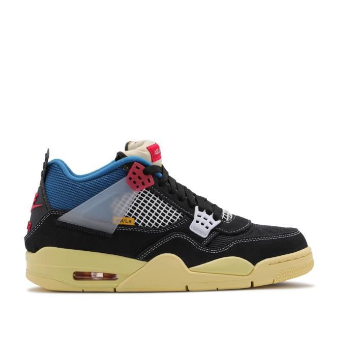 Baskets UNION LA X AIR-JORDAN 4 RETRO 'OFF NOIR'