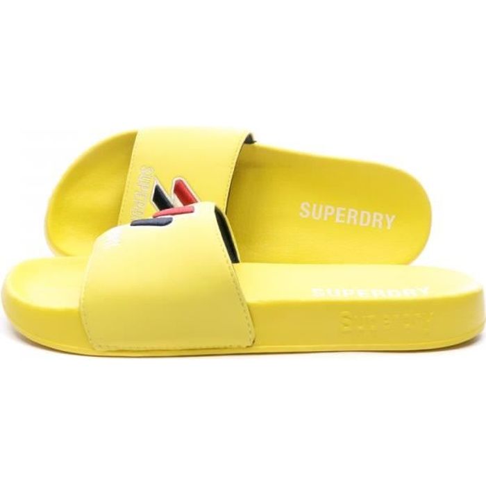 claquette adidas jaune
