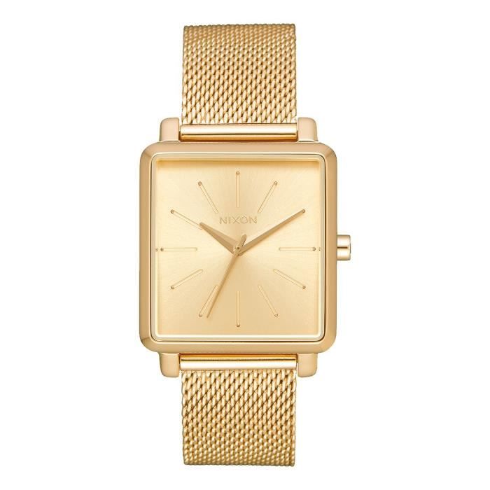 Nixon K Squared Milanese, Montre-bracelet, Femelle, Acier inoxydable, Or, Acier inoxydable, Or