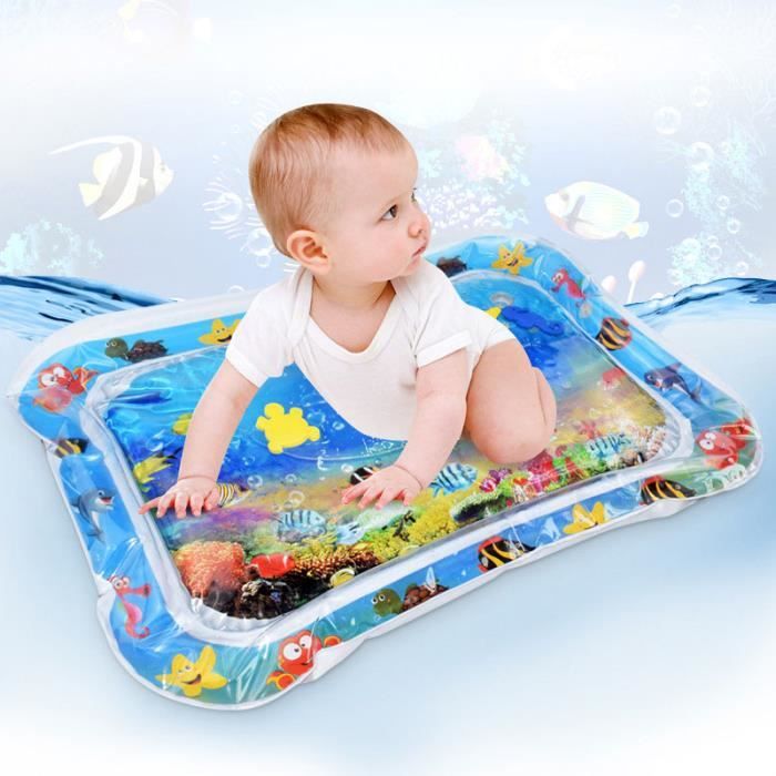 Tapis d'eau Gonflable pour Bébé, Tapis de Jeu en PVC Imperméable, Rempli d'eau pour Les Bébés, Centre de Jeux D'activités Amusantes