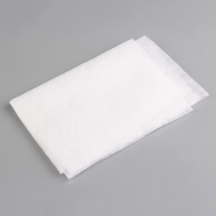 Filtre universel pour hotte Fibre absorbante spéciale Lavable Facile à installer (Blanc)