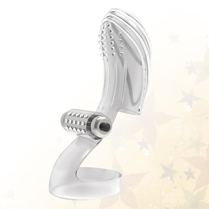 1pc Clitoris Vibrator Chic Finger Cover Masturbation pour Femme APPAREIL DE MASSAGE MANUEL