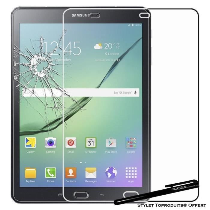 Film de protection Verre trempé pour Samsung Galaxy Tab S2 9.7 SM T810 T815 avec Stylet Toproduits®