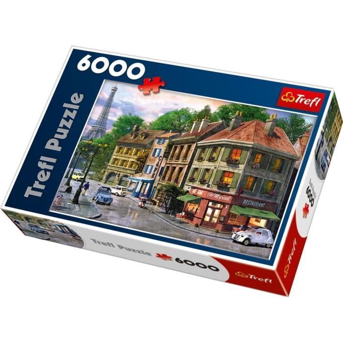 Trefl - 65001 - Puzzle - Rues de Paris - 6000 Pièces