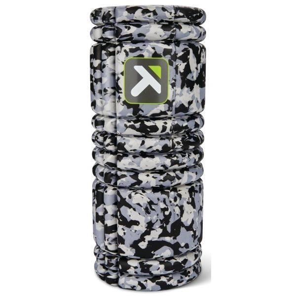 Rouleau de massage creux en mousse Grid 1.0 de TriggerPoint, soulage et libère les noeuds des tissus musculaires, Camouflage Gris