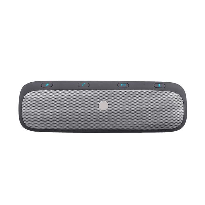 WINNES Kit Mains Libres Bluetooth Voiture, Haut-Parleur de qualité, Détecteur de Mouvement, sans Fil avec Clip pour Pare-Soleil
