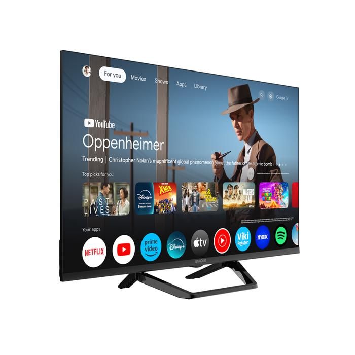 TV HD 32 (80 cm) STRONG Google TV Wifi Bluetooth HDR Chromecast Assistant Google 3 Tuners 2xHDMI (ARC) USB