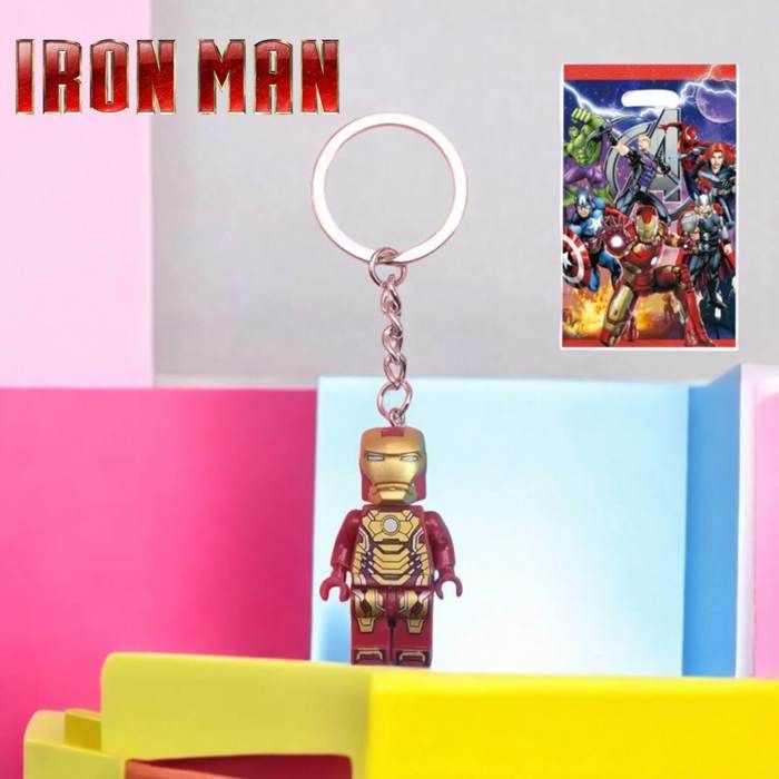 Mini Porte-Clés Lego Iron Man + Sac Collector
