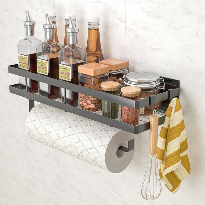 Diealles Shine Etagere Murale Cuisine Rangement Epices Cuisine Avec 4 diealles-shine-etagere-murale-cuisine-rangement-epices-cuisine-avec-4
