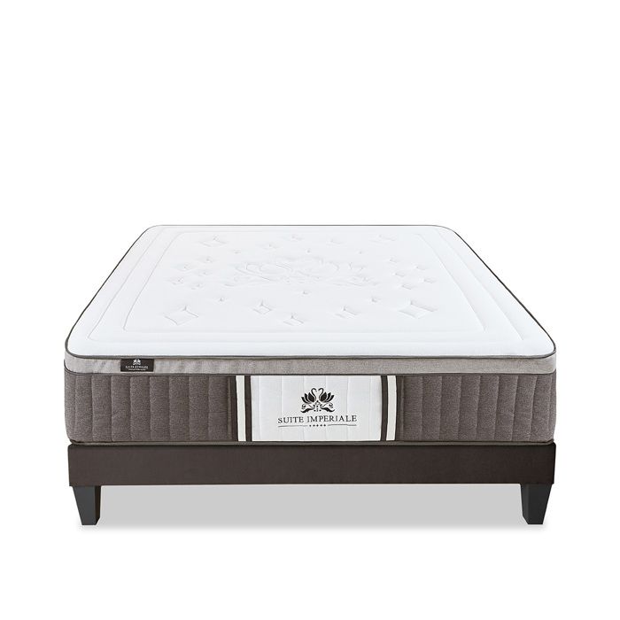 Ensemble Suite Impériale 140x200 cm Matelas Ressorts ensachés + Sommier Bois Ensemble Suite Impériale 140x200 cm Matelas Ressorts ensachés + Sommier Bois