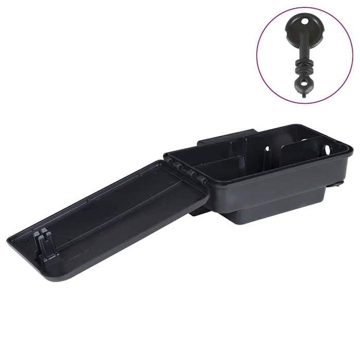 Pièges à souris - vidaXL - 6 pcs - Noir - Polypropylène - Sécurité enfants