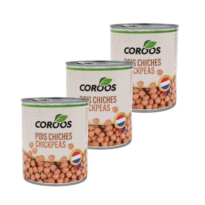 COROOS - Lot 3x Pois chiches - Conserve 800g - Cdiscount Au quotidien