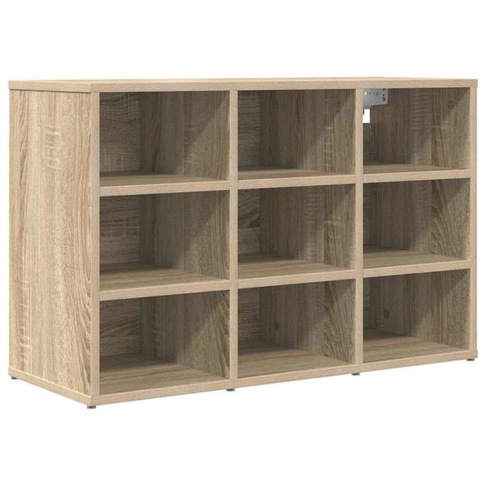 Meuble à chaussures moderne - vidaXL - Chêne sonoma - 775x30x51 cm - Bois multicouche - Rangement spacieux