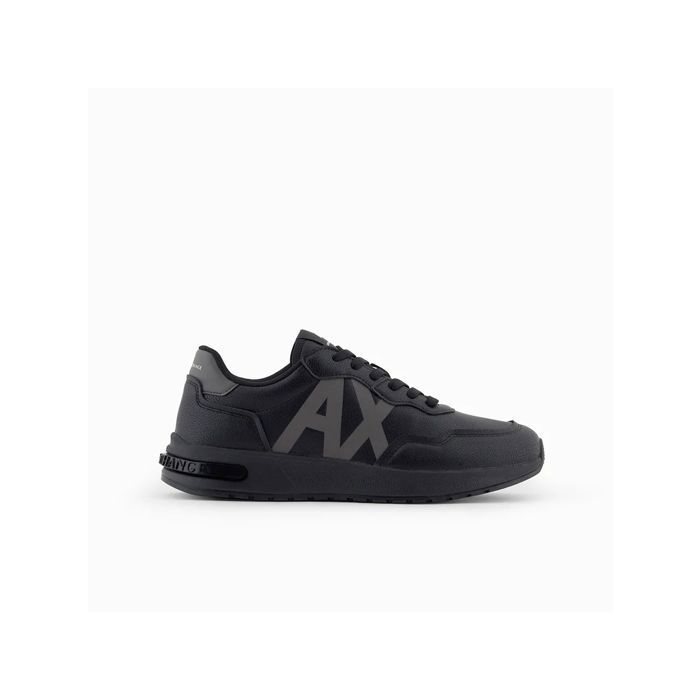 Armani Exchange Basket Armani Exchange Homme Signature Noir Synthétique