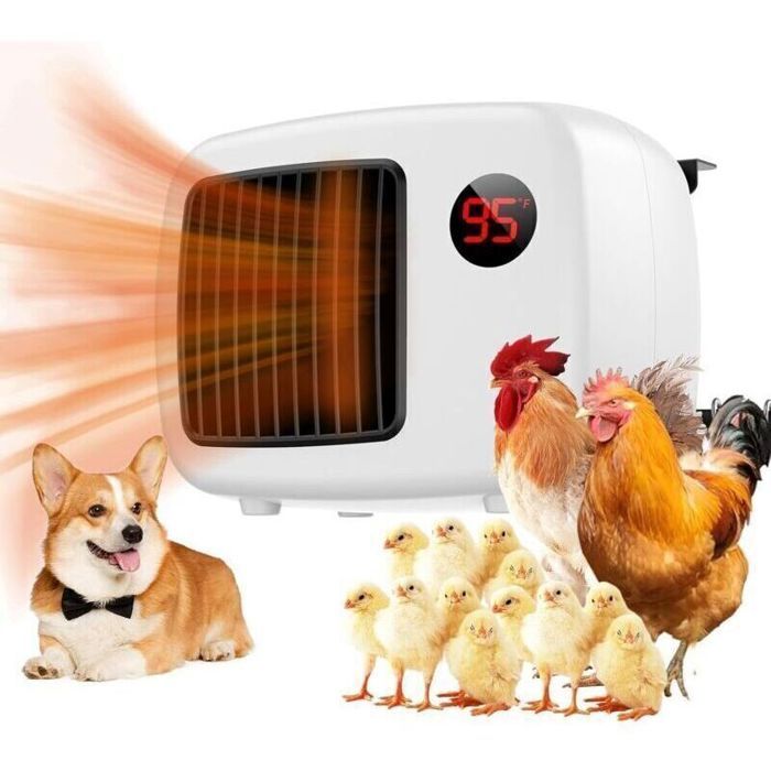 Chauffage pour niche de chien - Unbrand - Thermostat intégré - Puissance 600 W - Isolation hivernale