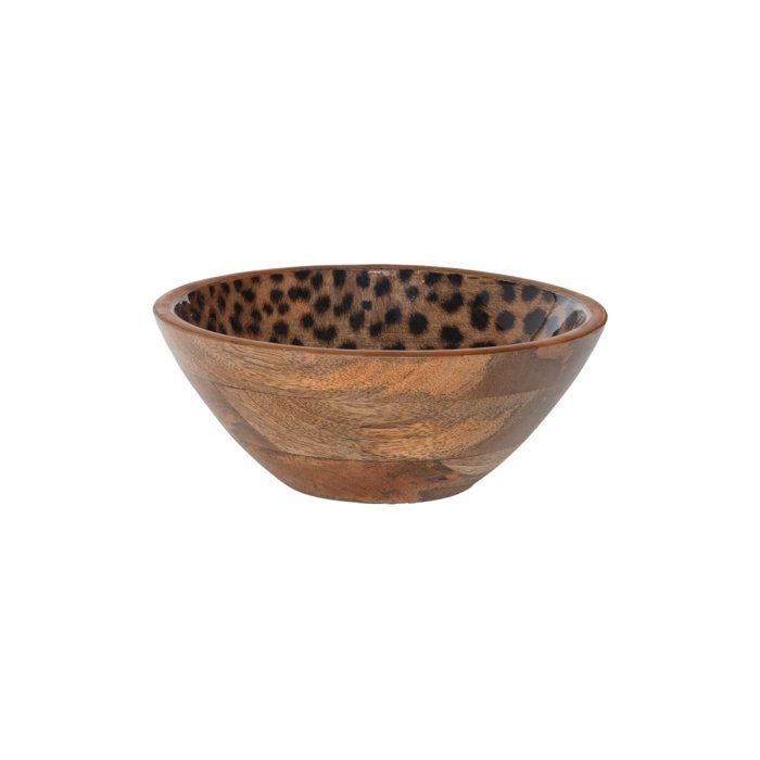 Coupelle Léopard en manguier 18 cm - Table Passion