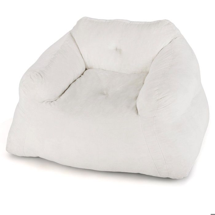 Velours doux fauteuil poire canapé lazy avec dossier ergonomique et base antidérapante pour salon