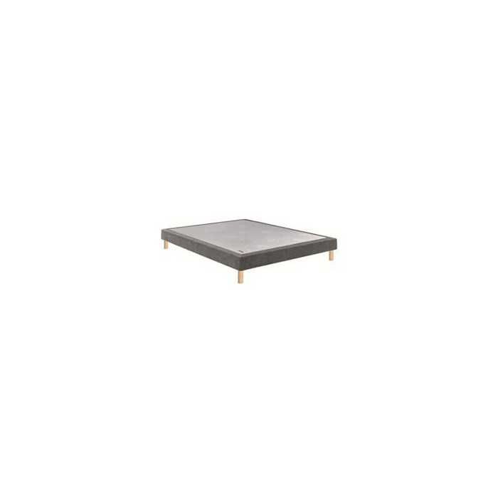 Sommier tapissier Epeda Noyer Gris Confort ferme