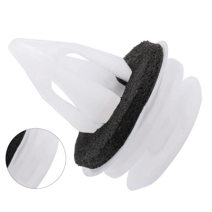 10x Clip De Vis De Panneau De Pare-Chocs Intérieur En Plastique Gris M8 8x19mm