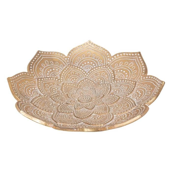 Coupelle Oasis résine doré D29 5cm - Atmosphera Créateur dintérieur