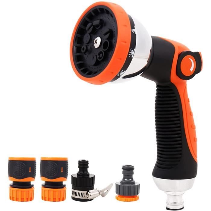 Pistolet Arrosage Jardin Metal, Pistolet Arrosage Metal, Pistolet Tuyau D'Arrosage, Matériau 100