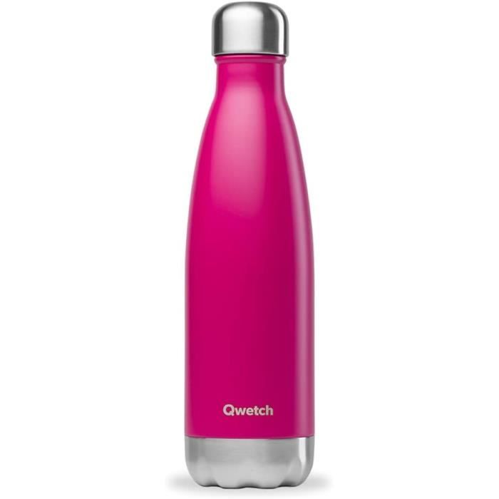 Gourde Bouteille Isotherme 500 ML QWETCH Inox - NEUVE