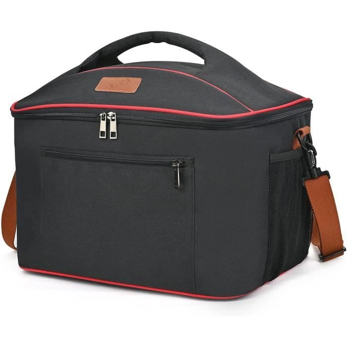 Sac Isotherme Coosun - Sac à Déjeuner Isotherme Avec Bandoulière Réglable, Motif Tête De Mort, Pour Travail Ou Pique-nique Sac Déjeuner Bandoulière étanche