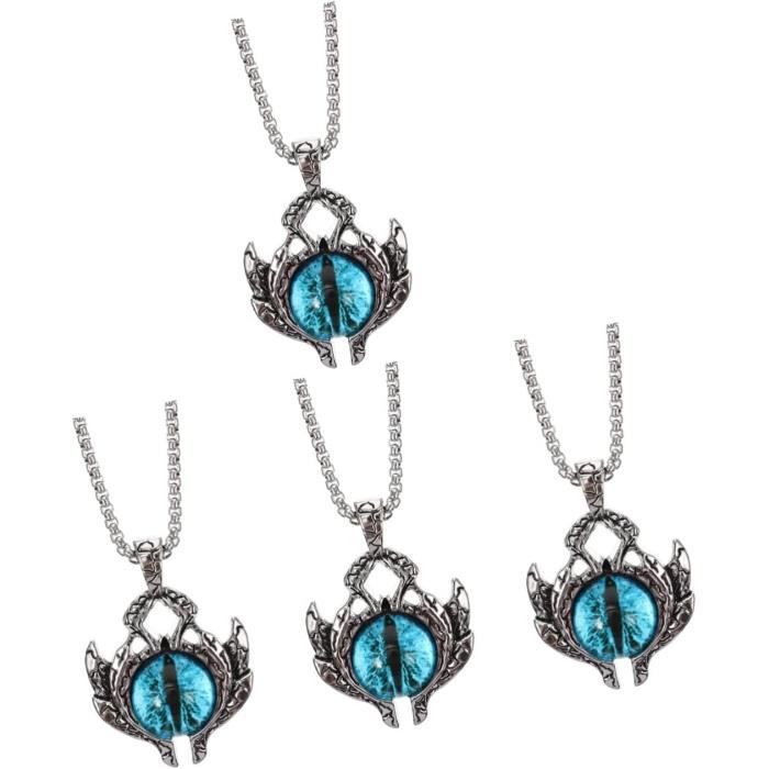12 Pendentifs œil En Verre Bleu - Breloques Décoratives Pour Fabrication De Bijoux DIY (colliers, Bracelets…)