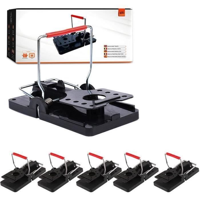 Lot De 6 Pièges à Souris Réutilisables - Tapette En ABS, Facile à Utiliser Et à Nettoyer - Pour Maison, Jardin - 9