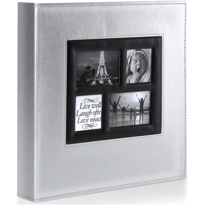 Lanpn Fotoalbum 10x15 100 2 Packungen, Klein Mini Leinen Einstecken Einsteckalbum für Hochformat