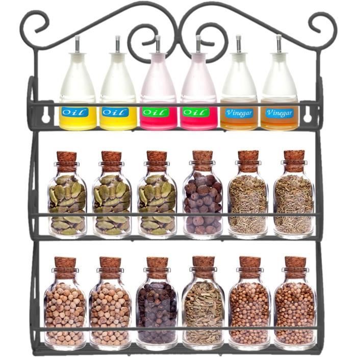TEmkin Étagère à épices Murale, Organisateur D'assaisonnement, étagère