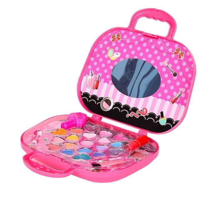Maquillage Boite Jouet Ensemble Pour Bebe Princesse Ensemble Rouge A Levres Vernis A Ongles Cadeaux De Noel Jeux D Apprentissage Cdiscount Jeux Jouets