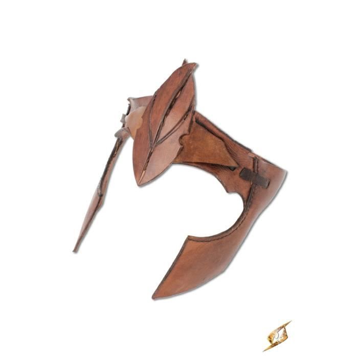 Turban Maya noir bandeau marron - Comptoir de Vie