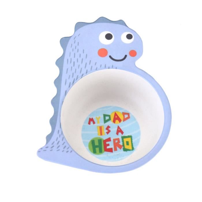 1 Pc Mignon Bol En Fibre De Bambou Dessin Anime Portable Dinosaure Conception D Alimentation Vaisselle Bebe Food Dispenser Achat Vente Bol Bientot Le Black Friday Cdiscount