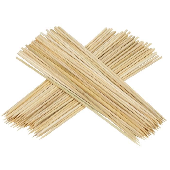 100 brochettes de bambou 8 /"