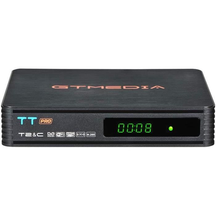 GT MEDIA TT Pro Decodeur TNT HD pour TV Récepteur TNT DVB-T-T2