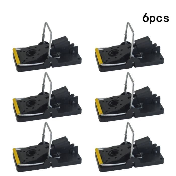 6 Pièces Piège à Souris Réutilisables Piège à Rat en Plastique Tapetteà  Souris pour Intérieur et Extérieur, Hygiénique Efficace - Cdiscount Jardin