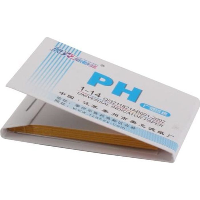 Bandelettes de papier pH (1 à 14)
