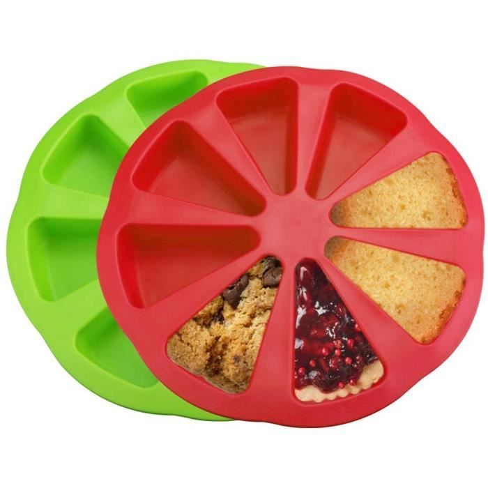 2 Pcs Grand Moule A Gateau En Silicone Moules A Patisserie 8 Triangle Cavite Moule A Gateau Original Silicone Moule A Savon Bake W Cdiscount Maison