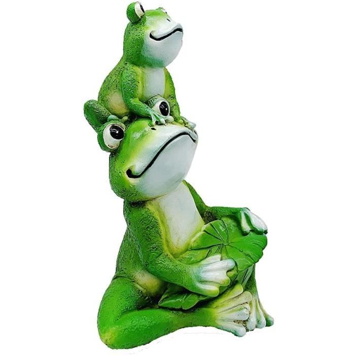 Resin Frogs Statue,Cartoon frog resin doll decoration,Home Decor