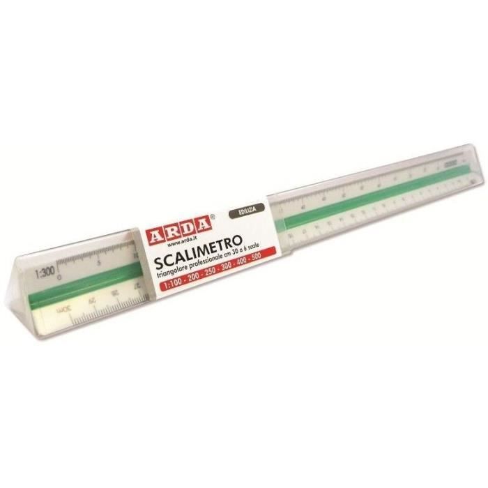 Regle Kutch, DIYCUT 3 Pièces Eègles D'échelle Triangulaire Kutch 1/20 1/25 1/50 1/75 1/100 1/125