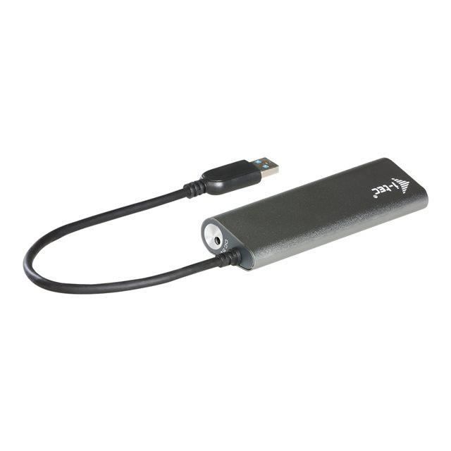 I-TEC Hub USB Metal - USB - Externe - 4 Total USB Port(s) - 4 USB 3.0 Port(s) - PC, Mac