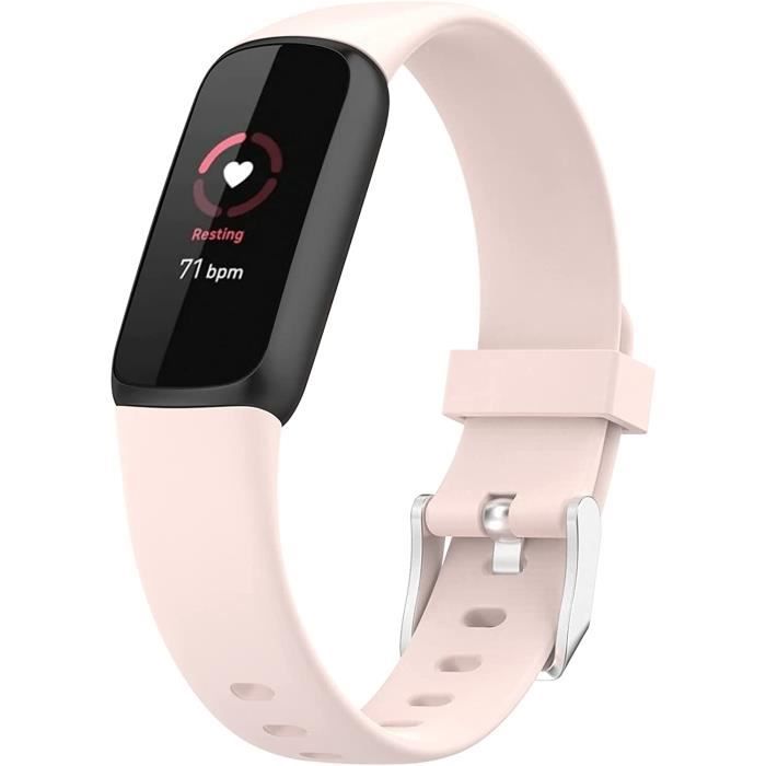 Bracelet De Rechange En Silicone Compatible Avec La Montre Connectée Fitbit  Luxe Pour Femme[c1655] - Cdiscount Téléphonie