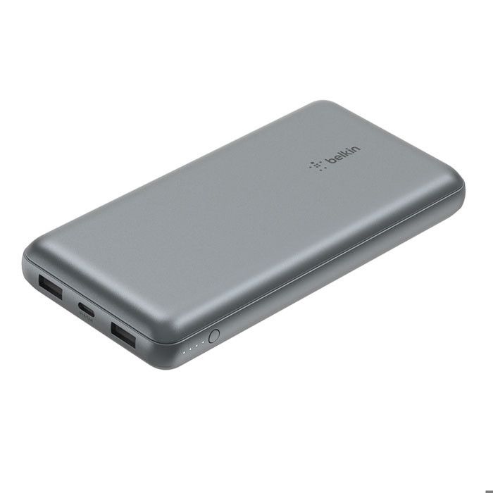 Power Bank - BELKIN - 20k - 20000 mAh - Charge rapide 15W - Gris Space Grey