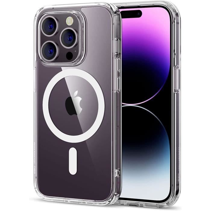 Coque iPhone 14 Pro Transparente avec Cordon Coloré