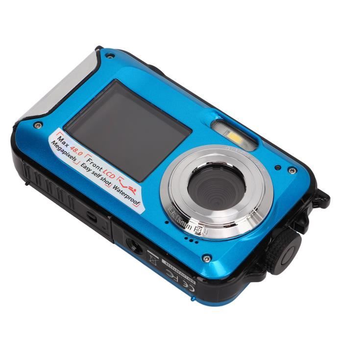 YISENCE Appareil Photo Étanche 56MP 4K - Caméra Sous-Marine Avec Double Écran Et Zoom 16x | Idéal Plongée, Snorkeling