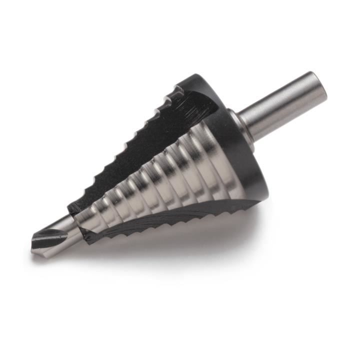 Foret étagé HSS 9.5mm Avec Butée De Profondeur – Pour Bois, Métal, Béton, Brique - 10